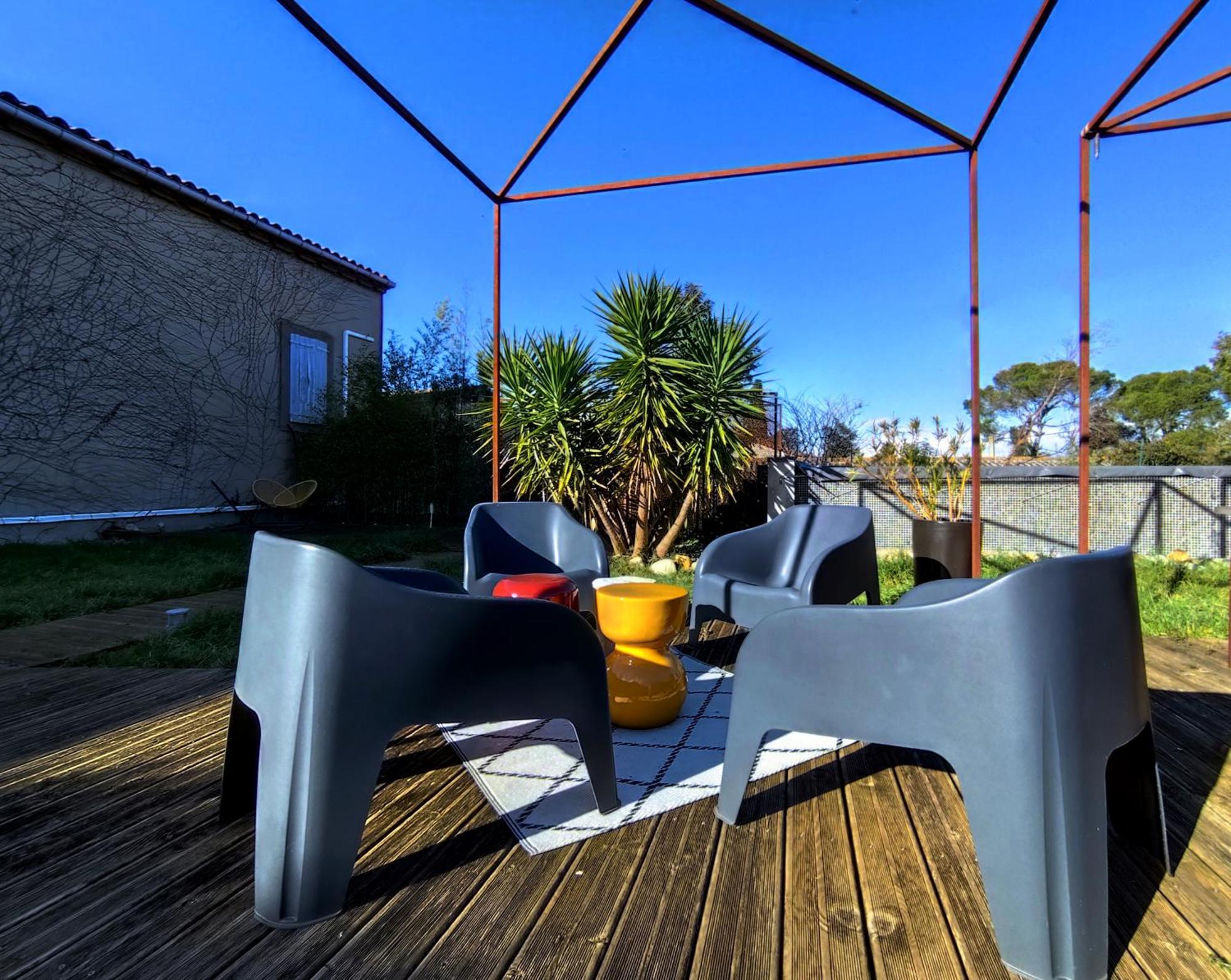 Les Grands Cypres - Chambres D'Hotes Conques-sur-Orbiel Esterno foto
